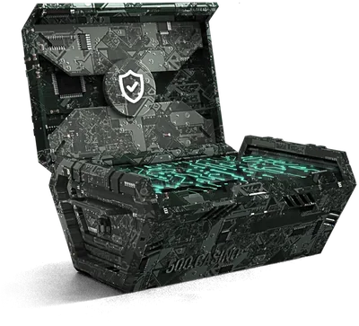 Enigma Vaults case on 500 Casino